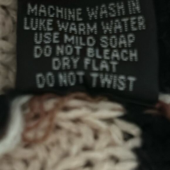 Love by Chelsy Striped Long Open Front Knit Cardigan Side Slits Size Large - Picture 6 of 6